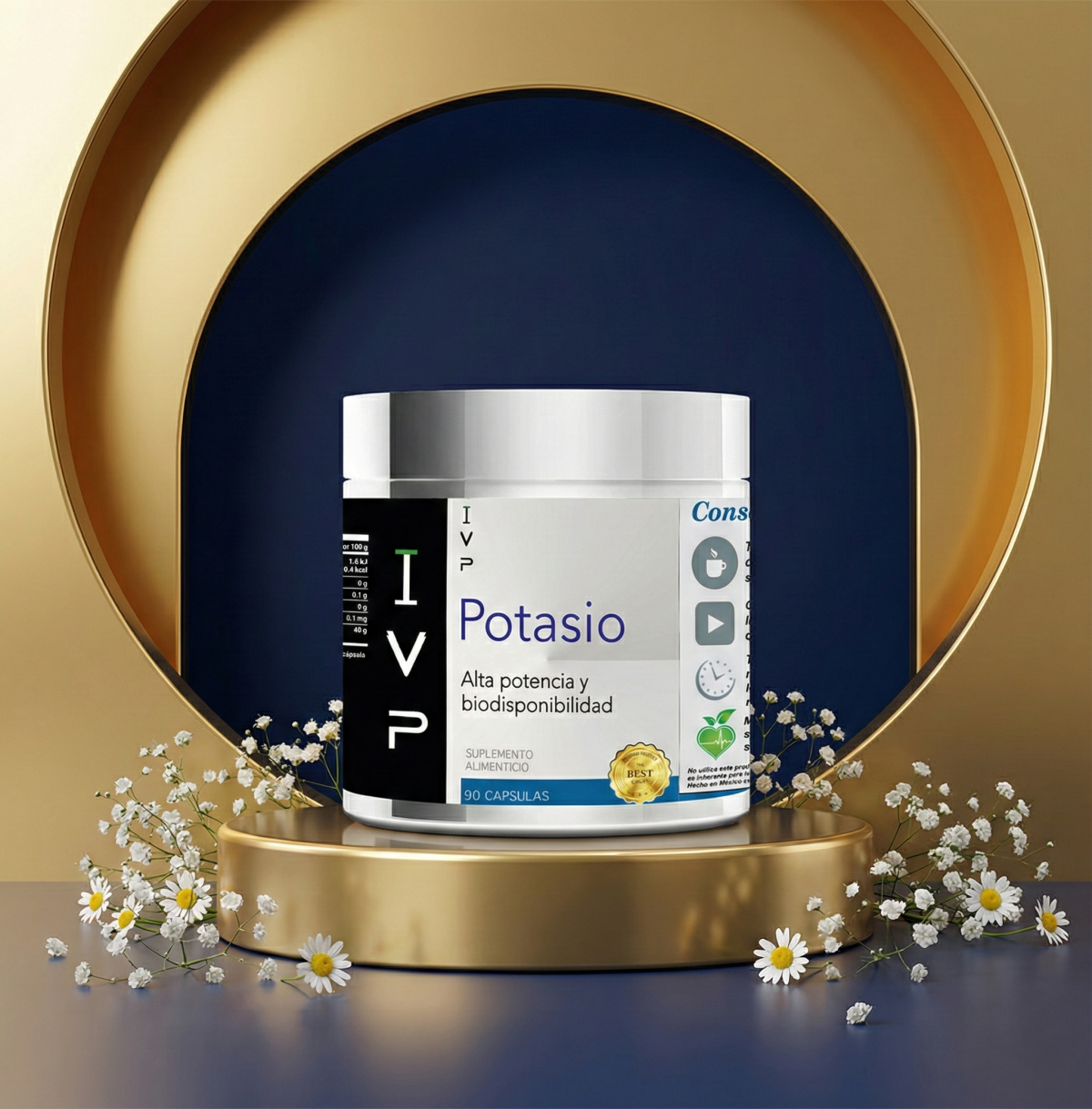 Potasio de alta absorción Capsulas – Ivan Padilla Naturista MEXICO
